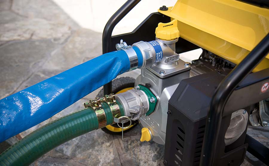 Champion 5 cm / 2 Zoll Schlauchsatz für Wasserpumpen