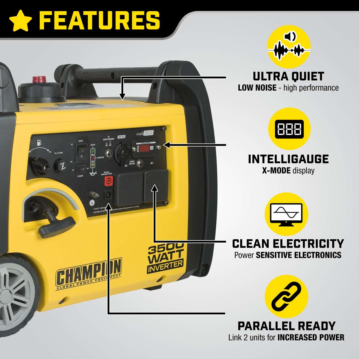 Champion 3500-Watt-Inverter-Benzingenerator