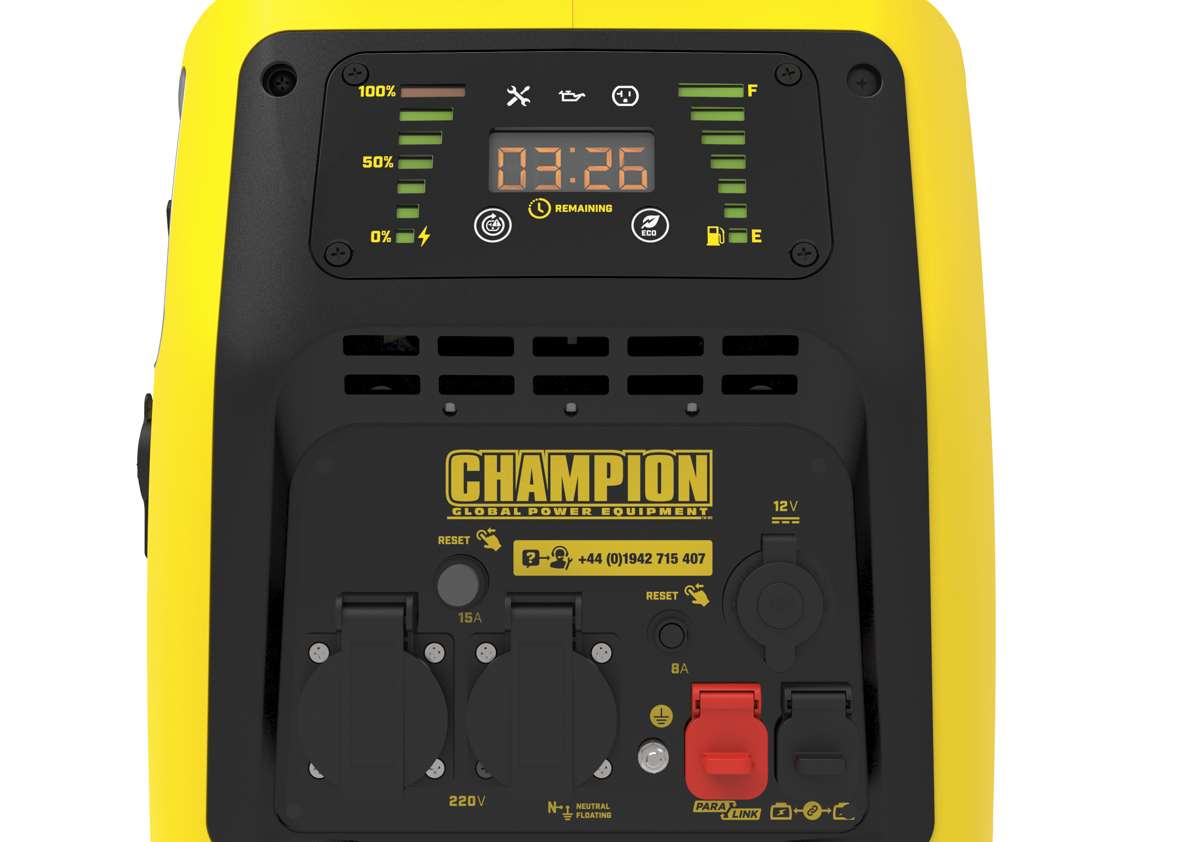 Champion 2000 Watt Dual Fuel LPG/Benzin-Generator