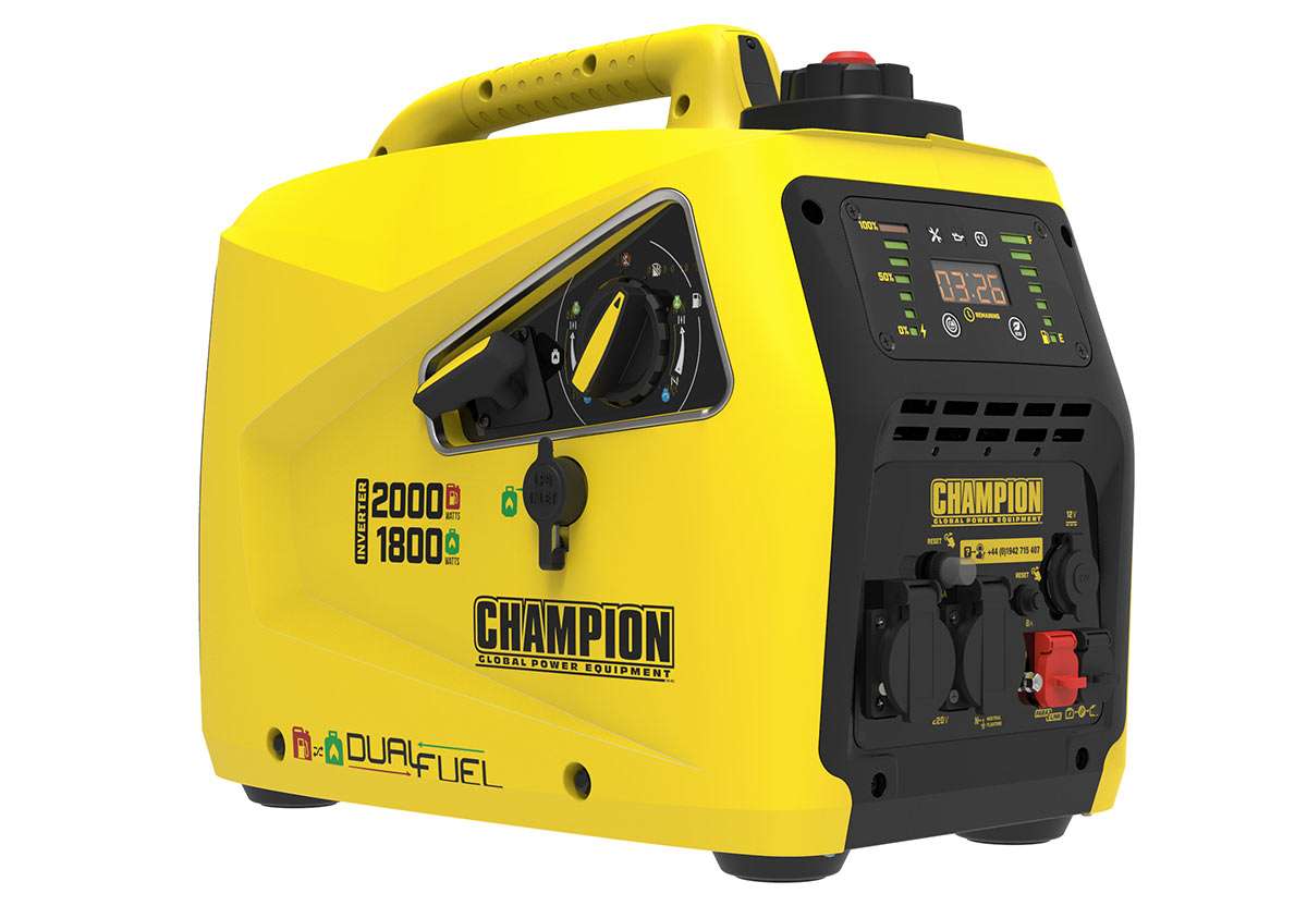 Champion 2000 Watt Dual Fuel LPG/Benzin-Generator