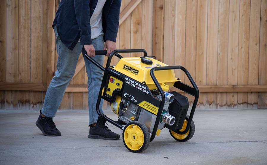 Champion 5-cm-Pumpe für sauberes/schmutziges Wasser