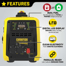 Champion 2000 Watt Dual Fuel LPG/Benzin-Generator