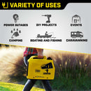 Champion 2000 Watt Dual Fuel LPG/Benzin-Generator