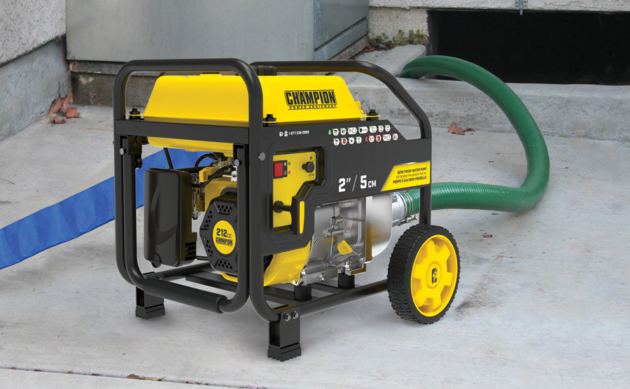 Champion 5-cm-Pumpe für sauberes/schmutziges Wasser