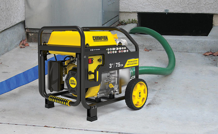 Champion 7,5 cm Pumpe für sauberes/schmutziges Wasser