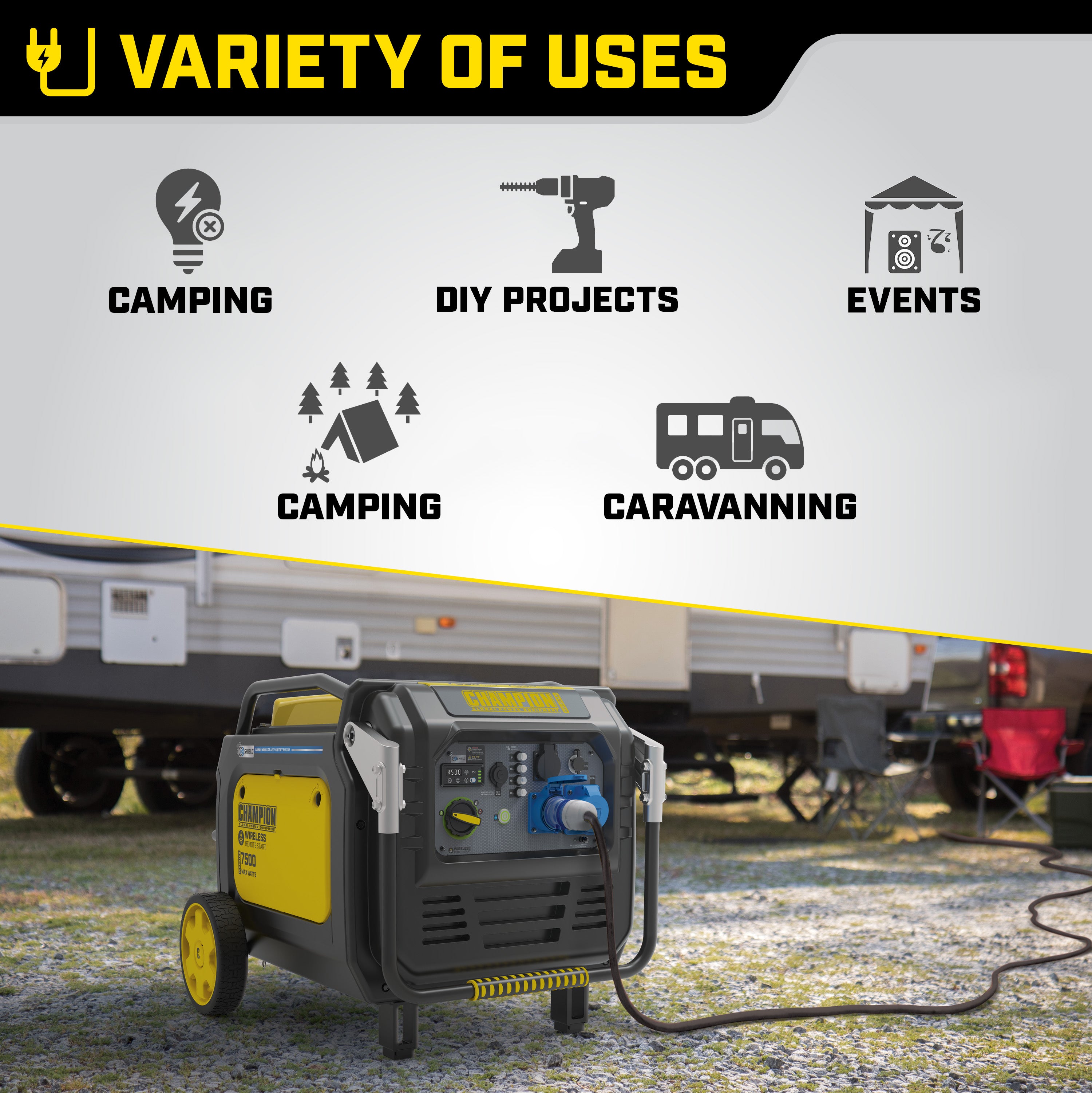 Champion 7500-Watt-Inverter-Benzingenerator