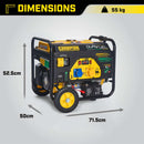 Champion 2800 Watt Dual Fuel LPG/Benzin-Generator