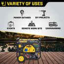 Champion 2800 Watt Dual Fuel LPG/Benzin-Generator