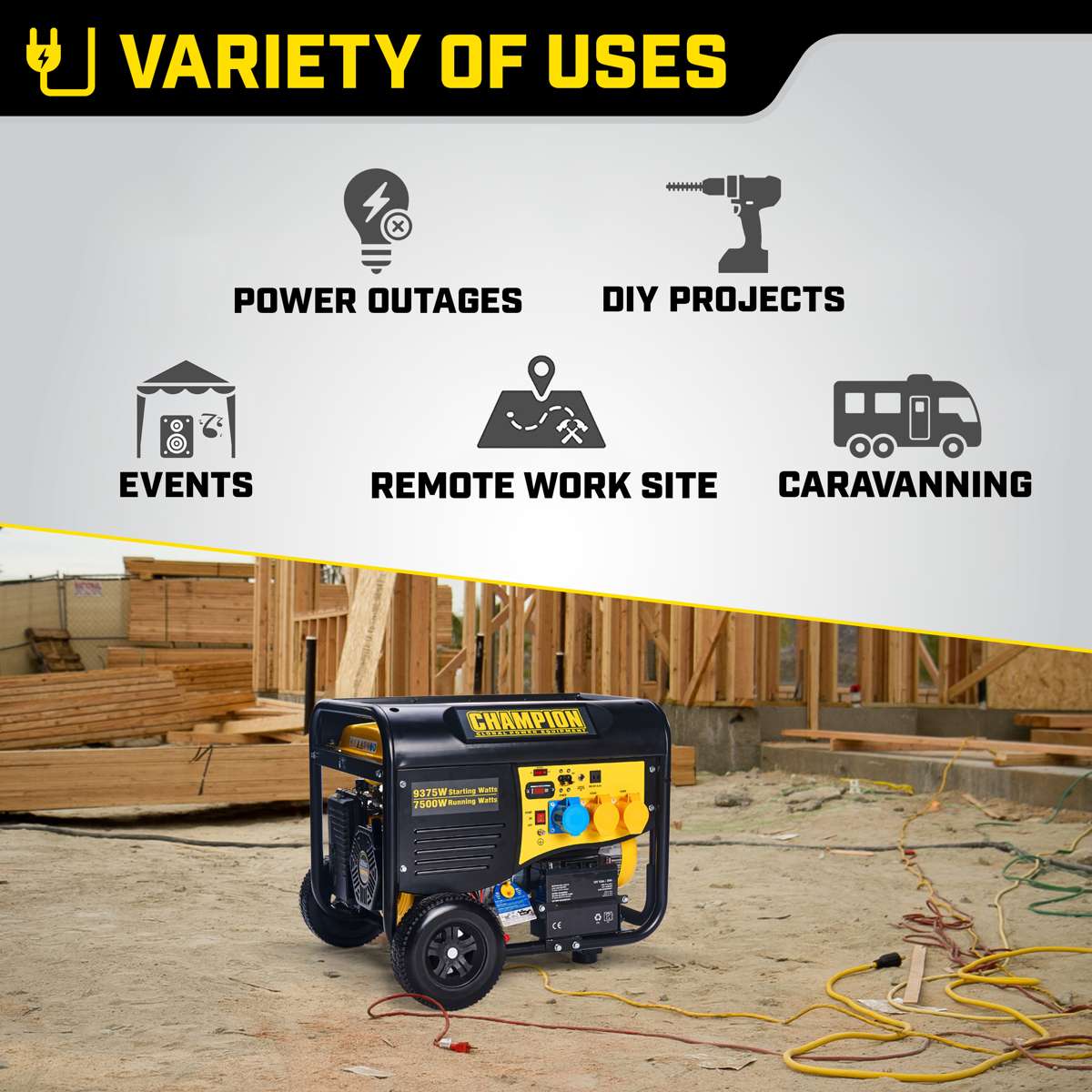 Champion 8000 Watt Benzingenerator