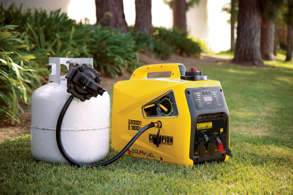 Champion 2000 Watt Dual Fuel LPG/Benzin-Generator