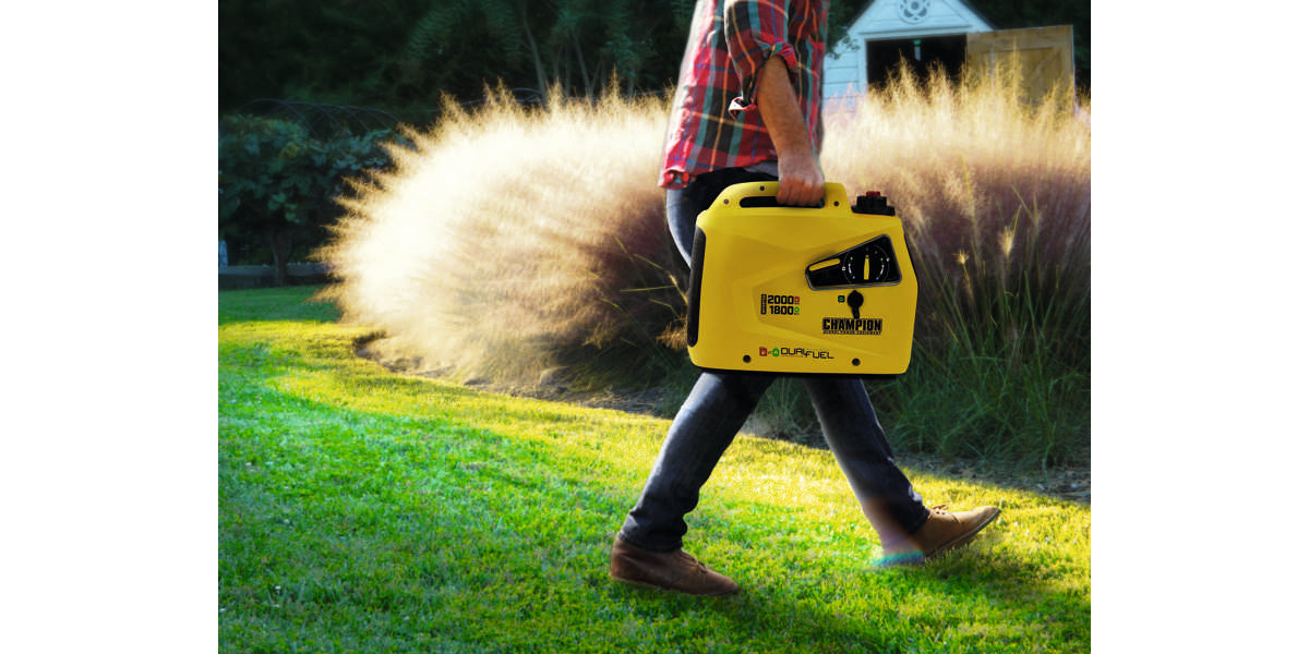 Champion 2000 Watt Dual Fuel LPG/Benzin-Generator