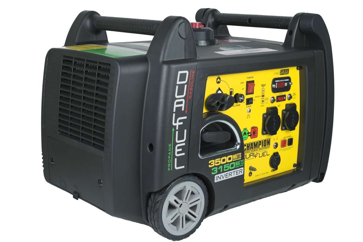 Champion 3500 Watt Dual Fuel LPG/Benzin-Generator