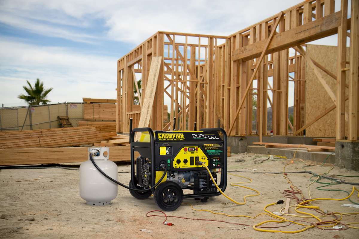 Champion 7000 Watt Dual Fuel LPG/Benzin-Generator