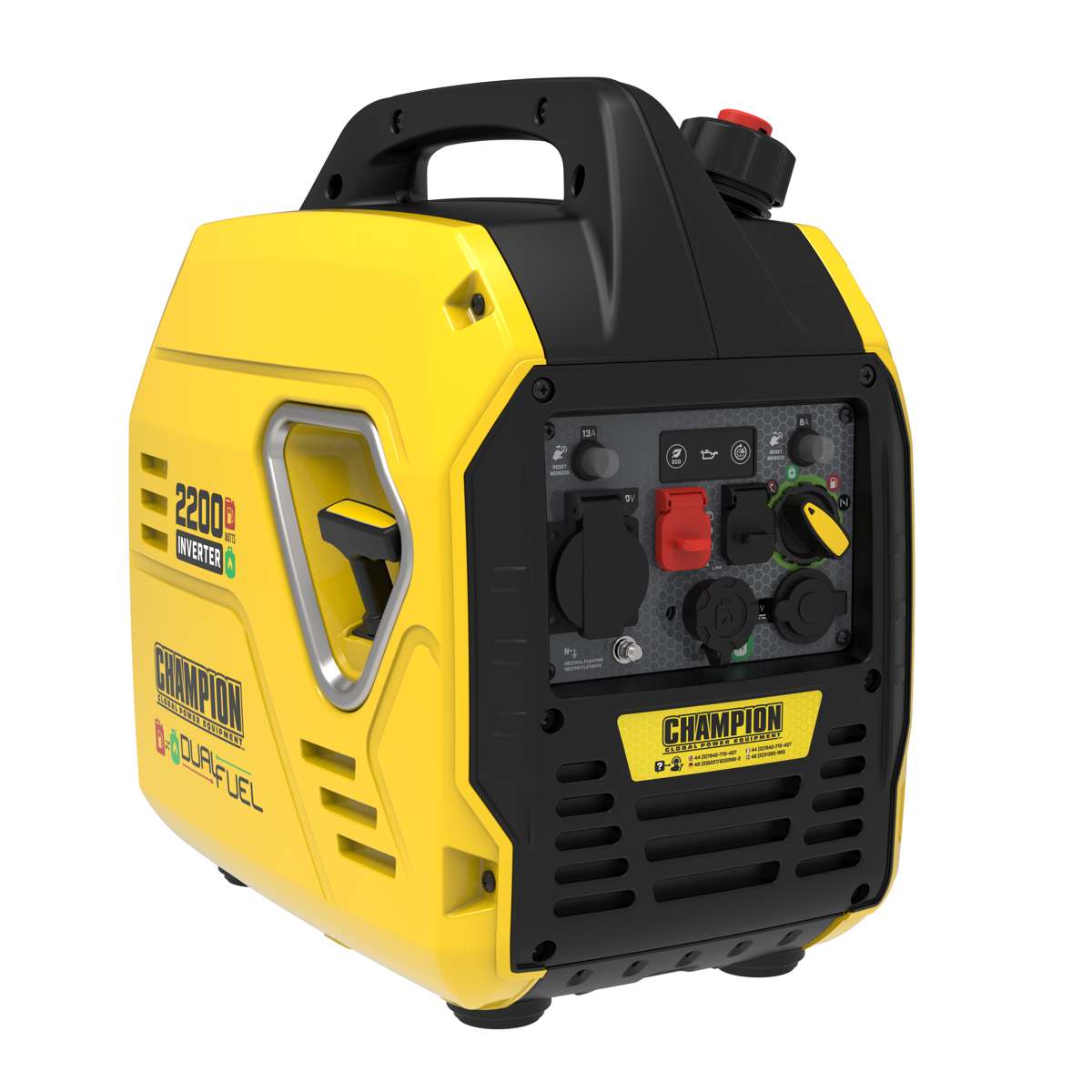 Champion 2200 Dual Fuel LPG/Benzin-Generator "The Mighty Atom"