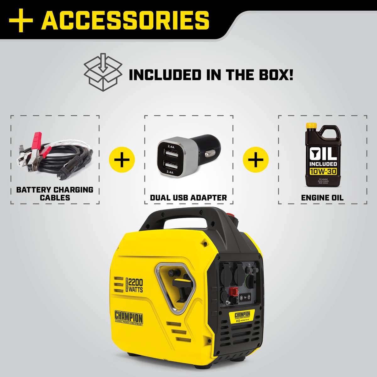 Champion 2200-Watt-Inverter-Generator – Das mächtige Atom!