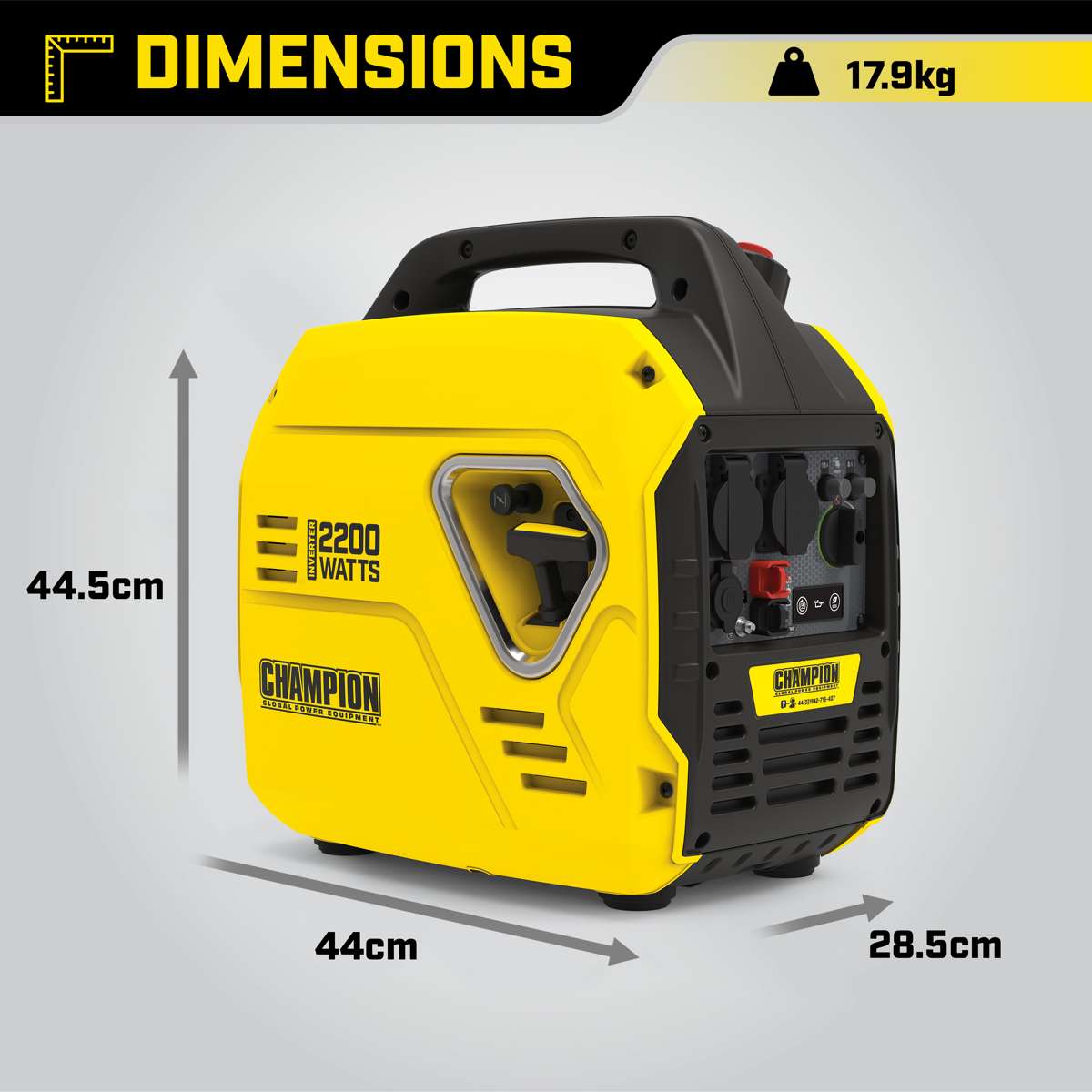 Champion 2200-Watt-Inverter-Generator – Das mächtige Atom!