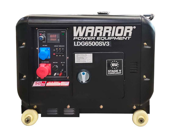 Warrior 6,25 kVa Dieselgenerator 3 Phasen