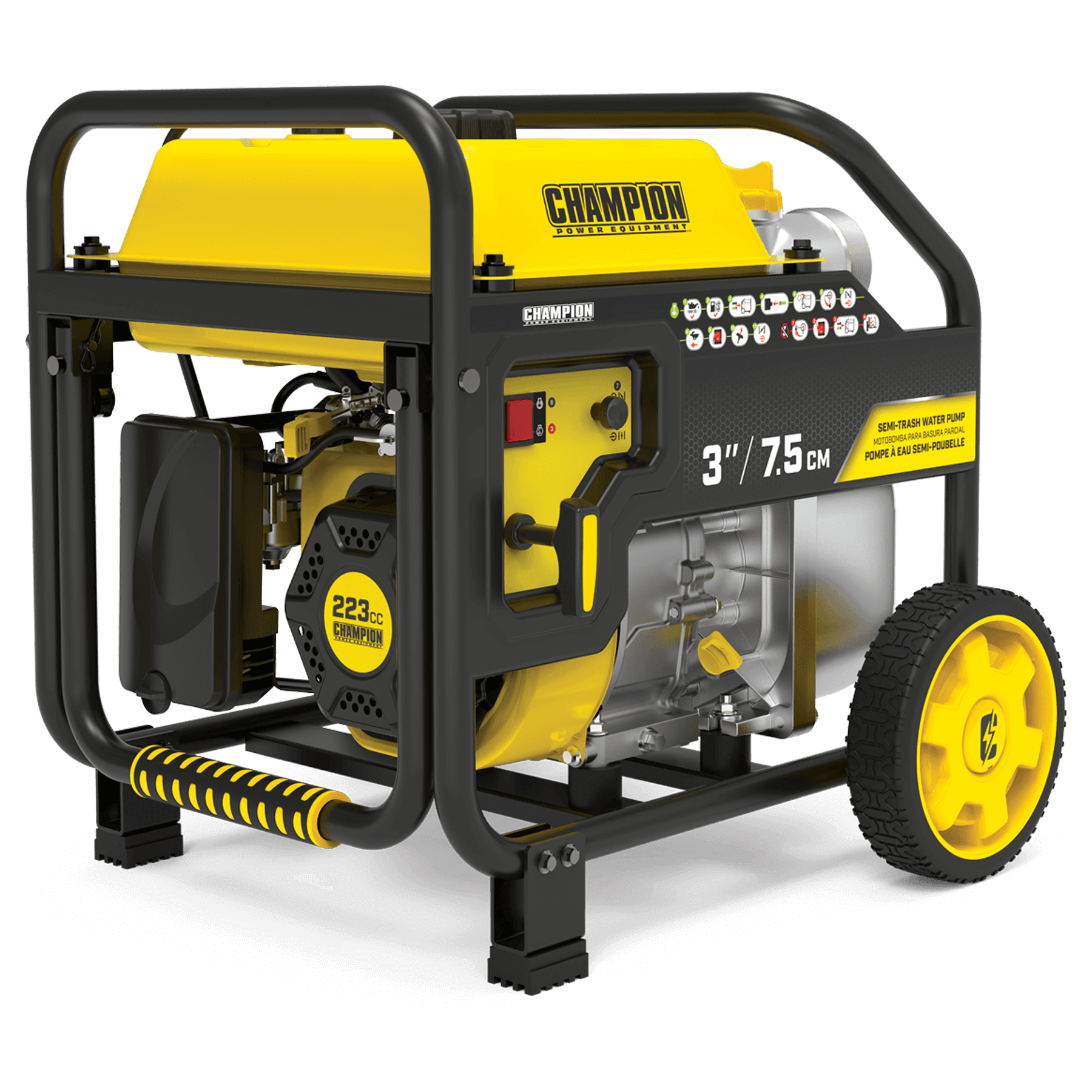 Champion 7,5 cm Pumpe für sauberes/schmutziges Wasser