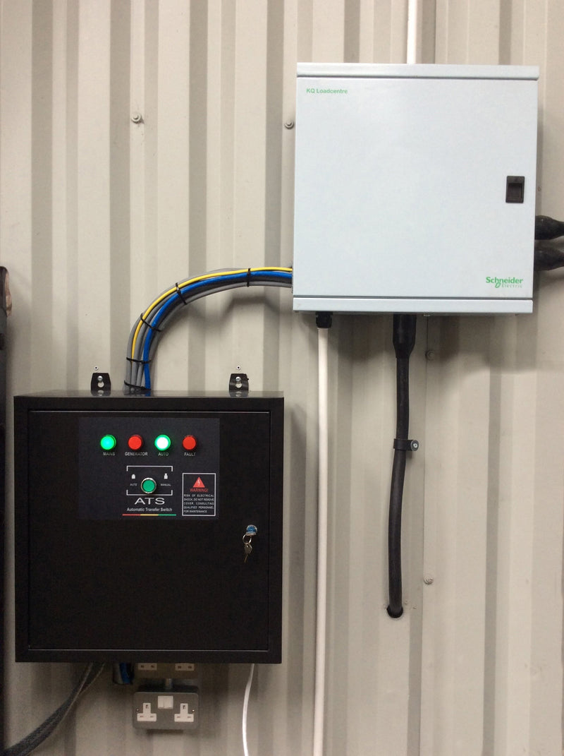 Diesel ATS - Automatic Transfer Switch placed in situ